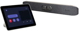 Click for large view of Poly Studio X30 with TC8 Touch Control.